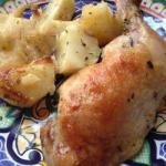 Fried Chicken on Greek Art recipe