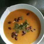 American Pumpkin Soup with Butternut Squash and Curry Soup