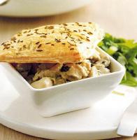 French Chicken Mushroom and Fennel Pies Dinner