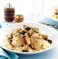 Greek Chicken with Olives and Artichokes recipe