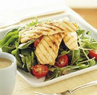 American Lemon Chicken with Spinach Salad Appetizer