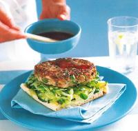 Thai Thai Fish Burgers with Sweet and Sour Salad Appetizer