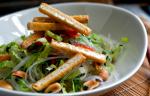 Rice Noodle Salad With Crispy Tofu and Limepeanut Dressing Recipe recipe