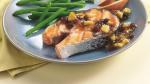 American Grilled Salmon with Apricot Chutney Appetizer