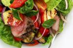 American Chargrilled Lamb And Eggplant Salad Recipe Appetizer