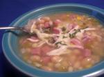 American Summer Corn and White Bean Soup Dinner