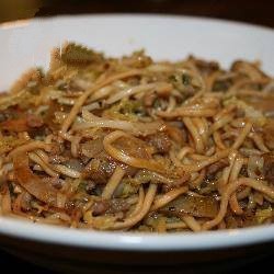 American Chow Mein with Beef and Veal kai Se Min Appetizer