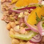 American Salad of Tuna and Cannellini Beans Dinner