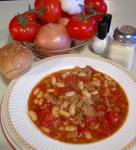 British Cannellini and Sausage Soup Dinner