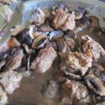 American Veal Simmered to Fungi Dinner
