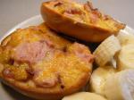 American Ham and Cheese Pizza Minibagels Breakfast