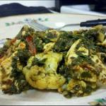 Spinach Curry with Chicken and Cauliflower recipe
