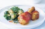 Canadian Prosciutto Chicken Drumsticks With Buttered Brussels Sprouts Recipe Appetizer