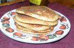 American Restaurant Style Fluffy Honey Pancakes Breakfast