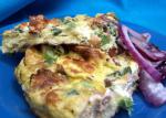 American Smoked Salmon and Cream Cheese Frittata Appetizer