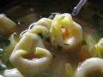 Italian Golden Tortellini Soup Appetizer