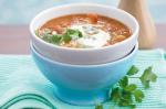 Turkish Turkey and Harissa Soup Recipe Appetizer