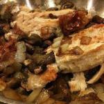 Turkey Cutlets with Mushrooms Ham in Bayonne and Fresh Thyme recipe