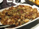 Turkish Bread Stuffing W Pears Bacon Pecans  Caramelized Onions Appetizer
