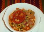Turkish Corn and Beans and Bacon and Tomatoes Appetizer