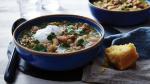 Turkish Turkey and Cannellini Bean Chili Appetizer