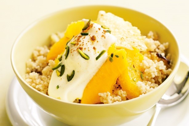 American Sweet Couscous With Seasonal Fruit Recipe Dessert