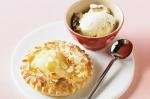 Almond And Pear Tartlets With Honeycomb Icecream Recipe recipe