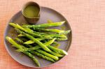 American Asparagus With Basil Oil Recipe Appetizer