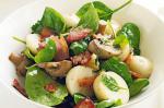 American Warm Potato Bacon and Mushroom Salad Recipe Appetizer
