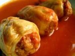 Hungarian Stuffed Peppers in Tomato Juice Appetizer