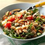Italian White Bean Arugula Salad Appetizer