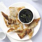 Chinese Wonton Pot Stickers with Soy Reduction Appetizer