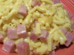 American Blue Plate Macaroni and Cheese with Ham Dinner