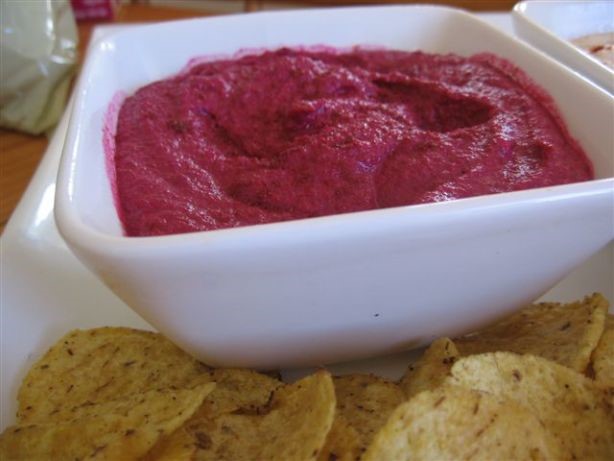 British Beetroot and Horseradish Dip Appetizer