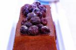 French Chocolate Marquise With Vanilla Roast Cherries Recipe Dessert
