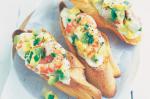 French Prawn Avocado And Lime Crostini With Rouille Recipe Appetizer