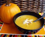 American Pumpkin Soup with Asian Flavors Appetizer