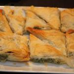 American Spinach Triangles of Filodeeg Appetizer