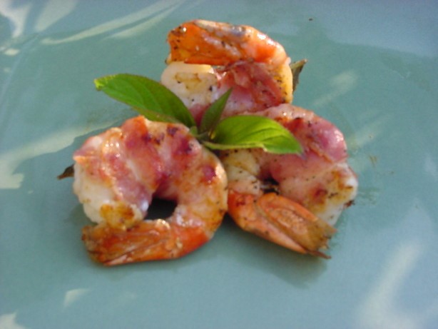 American Sage and Pancetta Shrimp Dinner