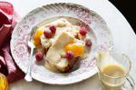 Australian Lemon Curd Pudding With Creme Anglaise Recipe Dessert