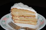 Australian Alton Browns Coconut Cake With  Minute Frosting Dessert
