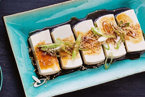 Korean Chilled Tofu With Korean Soy And Chilli Dressing Recipe Appetizer