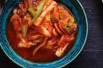 Korean Quick Kimchi pickled Cabbage With Garlic And Chilli Recipe Appetizer