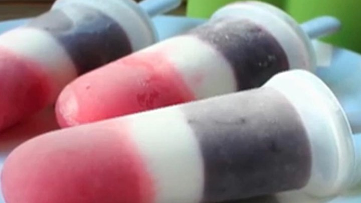 American Red White and Booze Ice Pops Recipe Dessert