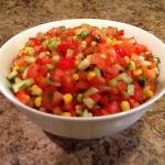 Canadian Tomato and Corn Salsa Appetizer