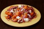 American Roast Pumpkin Radicchio And Feta Salad Recipe Appetizer