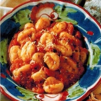 Italian Potato Gnocchi With Tomato Sauce Dinner