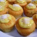 American Coconut Cupcakes with Lemon Curd Drink