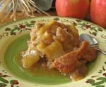 British Hot Apple Pudding Dinner