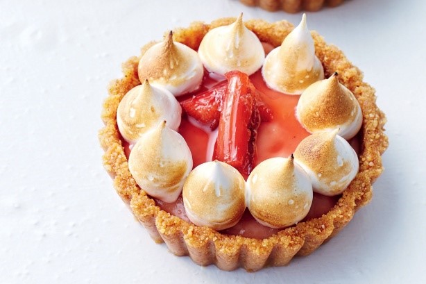 British Rhubarb Curd Tartlets Recipe BBQ Grill